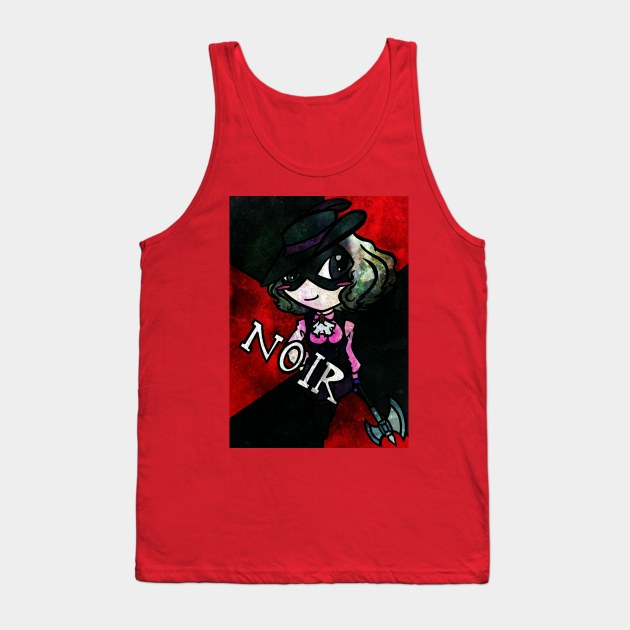 Chibi Phantom Thief Noir Tank Top by ScribbleSketchScoo